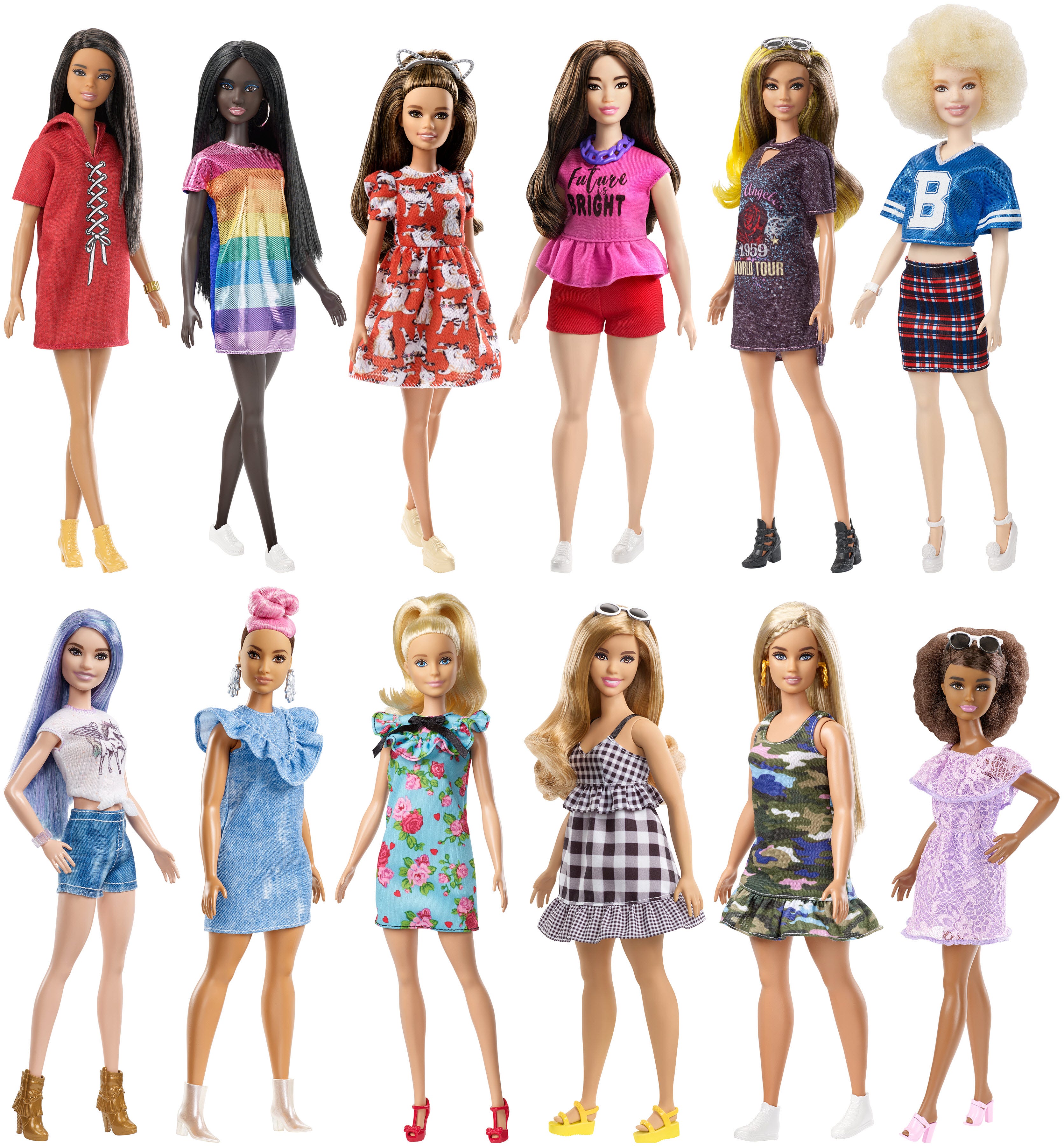 barbie body types